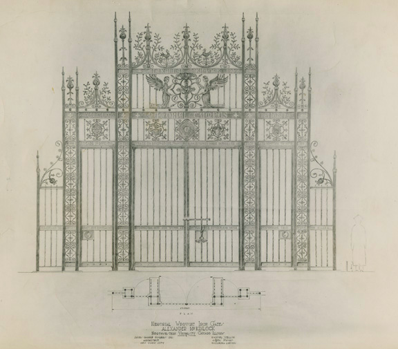 McKinlock Gate, Chicago 1927